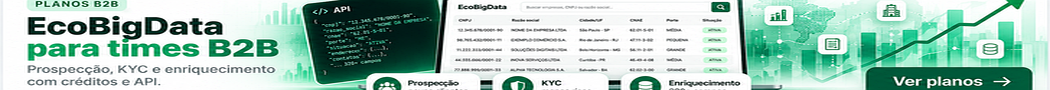 Planos EcoBigData para times B2B