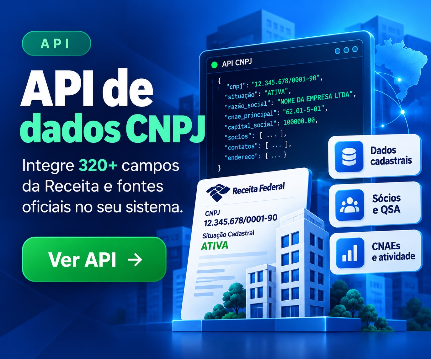 API de dados CNPJ